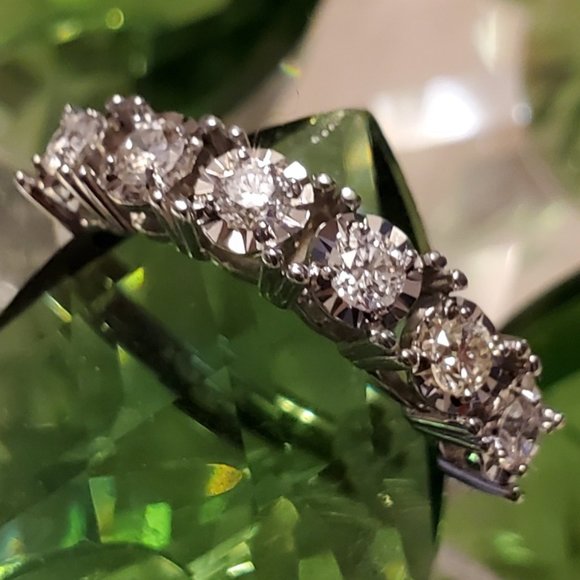 New beautiful diamond 14K white gold ring - Picture 9 of 15